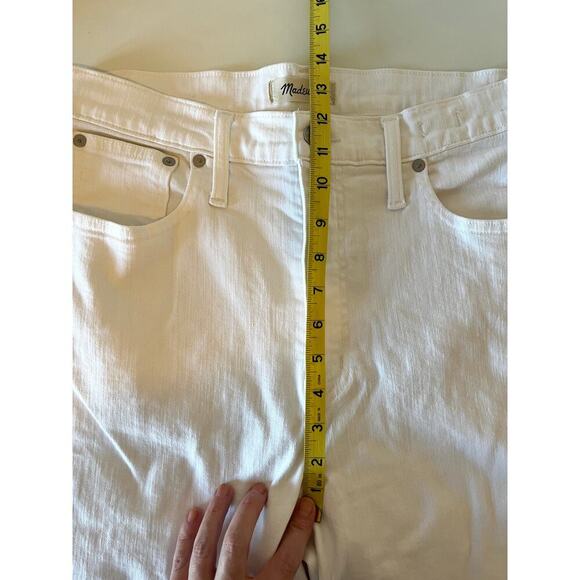 Madewell Slim Wide-Leg Jeans in Tile White - Picture 10 of 12